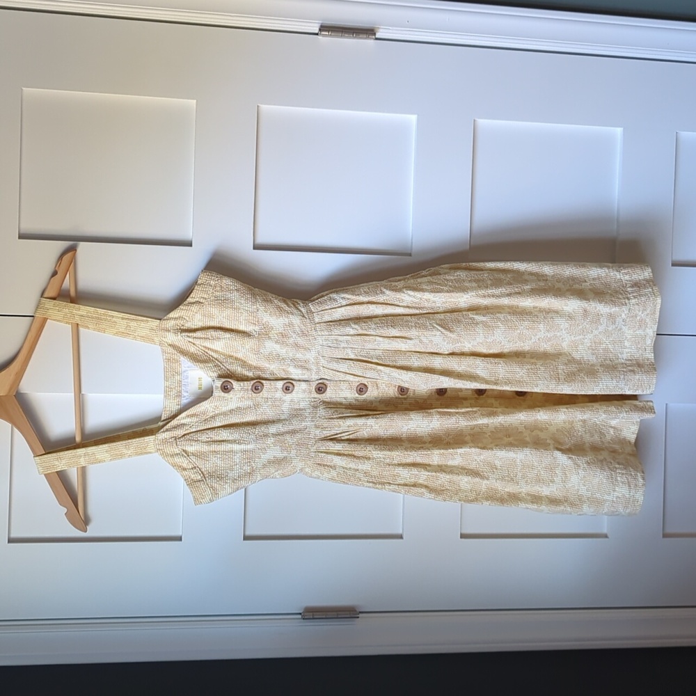 Maeve Cafe Seersucker Anthropologie dress